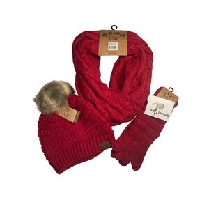 C.C Hot Pink Three Piece Set